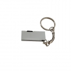 Metal Usb Drives - CE ROHS FCC slim thin swivel 4gb flash drive LWU167